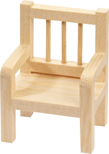 Miniatur Stuhl, ca. 4,5 cm