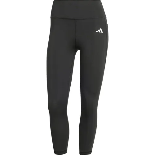 ADIDAS Damen Tight Optime Essentials Stash - Fitnesshosen für vielseitige Workouts – mit AEROREADY-Technologie für trockenen Komfort und einer praktischen Innentasche. Hergestellt aus 70% recycelten Materialien für nachhaltigen Sport.