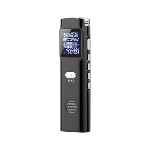 Krüger&Matz 8GB digitales Diktiergerät, Sprachrecorder, Aufnahmegerät, 8GB, KM0286