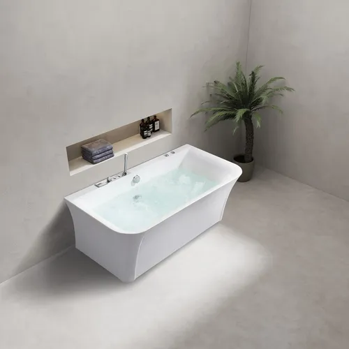 Badewanne Whirlwanne Indoor Whirlpool Home Spa Weiß