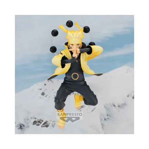 Banpresto Naruto Shippuden Vibration Stars - Uzumaki Naruto V Sage Mode - Action- & Spielfiguren, detailgetreue Figur im Sage Mode für Sammler und Naruto-Fans