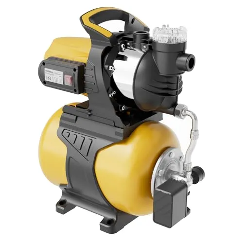 Wiltec Hauswasserwerk 5000 l/h mit 24-L-Membrankessel