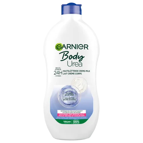 L'Oréal Garnier Body Urea -5%- 24 Stunden Glättende Creme Milch, 400 ml