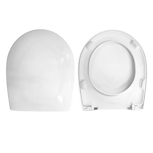 Toilettensitz Bowl 55 Globo Duroplastisch Soft Schließen Wickel Weiß Release Rap