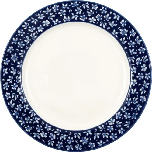 GreenGate [W0725] Dinner Plate Dahla Blue in blau von GreenGate