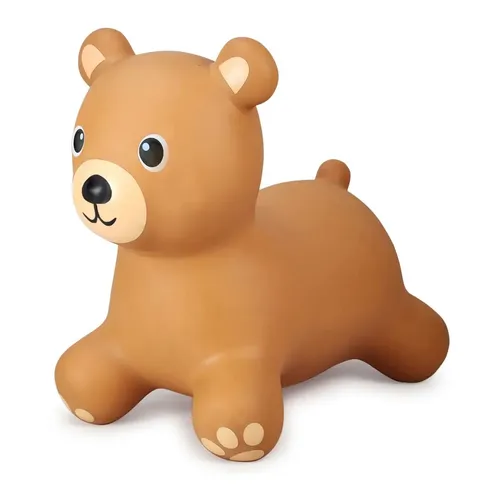 Jamara Hüpftier Bär mit Pumpe - Springstöcke & Hüpfbälle, lustiges Hüpftier für Kinder, fördert die motorischen Fähigkeiten und sorgt für jede Menge Spaß!