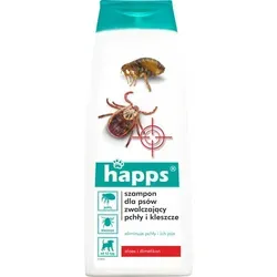 Happs Floh- und Zeckenkontrolle Hundeshampoo 250ml
