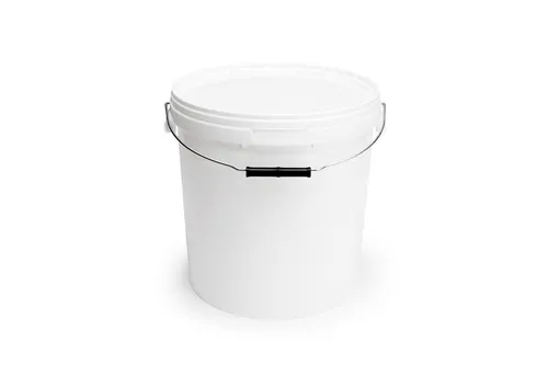 Garronda Putzeimer Eimer mit Deckel Weiß GD-0071, 100-tlg. Set - Vielseitige Putzeimer für Lebensmittel & Chemikalien, lebensmittelecht, auslaufsicher und ideal zur Lagerung von Mehl, Obst und Flüssigkeiten. Perfekt für Küche, Garage oder Gewerbe.