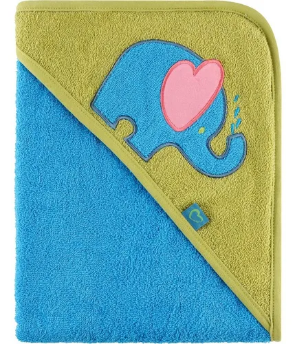 Be Mammy Handtücher Kapuzenhandtuch Babyhandtuch aus Baumwolle 100cm x 100cm BE20-240-BBL, Frottee (1-St)