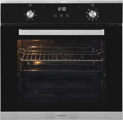 exquisit Backofen EBE76-9-H-020, 76 l mit Teleskopauszug - Backofen mit 76 l Volumen, 1-fach-Teleskopauszug und energieeffizienter A-Klasse, ideal für vielseitiges Kochen und Backen.