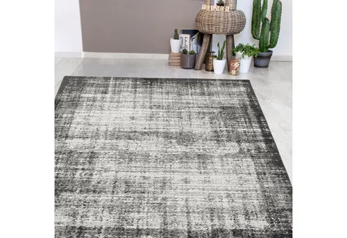andiamo Webteppich 160 x 230 cm - Moderner Kurzflor Teppich aus 100% Polypropylen, robust und pflegeleicht, ideal für Fußbodenheizung, perfekt für Allergiker und Saugroboter geeignet.