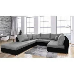 Wohnlandschaft Sofa ANDRO mit Schlaffunktion von Fun Möbel