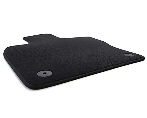 Fahrermatte passend für VW T-ROC Velours Fußmatten Fahrerseite Automatte Schwarz