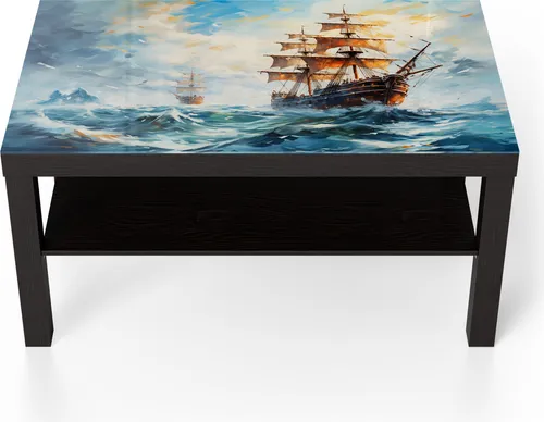 Beistelltische Blau von DEQORI