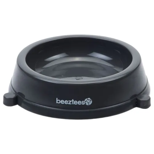 Beeztees Katzennapf Anti-Rutsch Kunststoff Anthrazit 17x17x3,5 cm