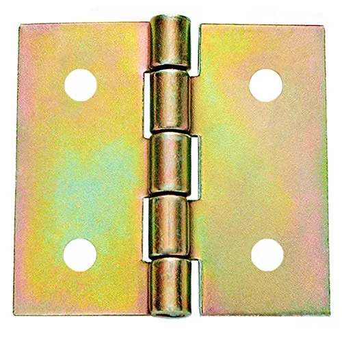 Möbelscharniere Gerollte Scharniere Türscharniere Möbelband 35 x 36 mm Gelb Verzinkt 50