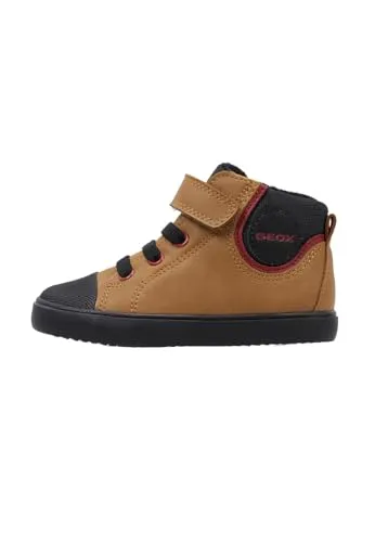 Geox Baby B Gisli Boy C Sneaker - Braun, 22 EU - Baby Sneaker für Jungen, atmungsaktiv und perfekt für den aktiven Alltag Ihres Kindes.