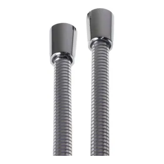 Hansa Hansajet Brauseschlauch 1600 mm - Chrom/Gewebeoptik - Für Brausen: Langlebiger Brauseschlauch in stilvollem Design, ideal für komfortable Duscherlebnisse.