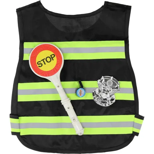 ToyFamily Polizei-Set mit Stoppschild & Pfeife, 3-tlg. (22566718)
