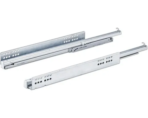 Hettich Quadro V6 Vollauszugsystem 450 mm - 2 Stück - Hochwertiges Schubladensystem mit Push-to-Open-Funktion für müheloses Öffnen. Perfekt für eine moderne Küchen- und Möbelgestaltung.