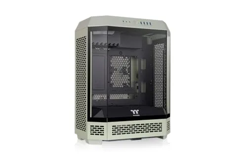Thermaltake The Tower 600 - Mid Tower Chassis mit vertikalem Design, 420-mm-AIO-Radiator Unterstützung und einfacher Kabelführung