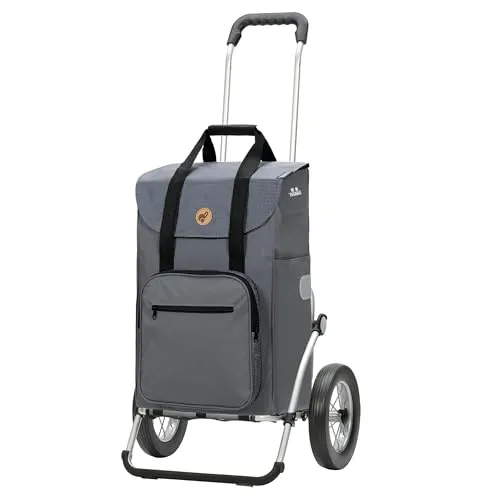 Andersen Einkaufstrolley - klappbar mit Kühlfach - Einkaufstrolleys mit 45 Liter Volumen, belastbar bis 50 kg und praktischer Aufhängung für Einkaufswagen. Ideal für frische Lebensmittel dank isoliertem Kühlfach!