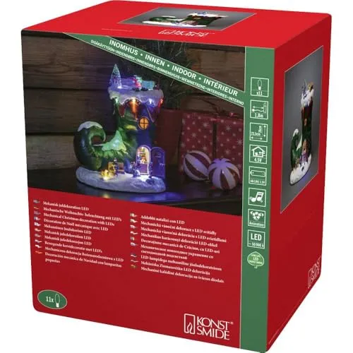 Konstsmide LED Weihnachtsstiefel mit Musik von Konstsmide