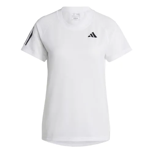adidas Damen Club Tennis Tee, White, XL - Damen T-Shirt mit regulärer Passform und Rundhalsausschnitt, aus 100 % recyceltem Polyester für nachhaltigen Komfort und AEROREADY Technologie für optimale Feuchtigkeitsregulation.