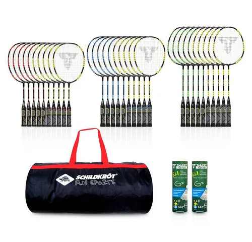 Talbot-Torro Badmintonschläger Badminton-Set ELI, Schläger speziell auf das Alter zugeschnitten