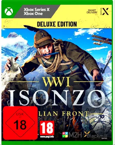 Xbox Games Series X Isonzo WWI Italian Front Deluxe Edition - Action-Shooter für Xbox One, erlebe den Ersten Weltkrieg in atemberaubenden Landschaften mit dynamischen Schlachten und historisch inspirierten Offensiven.