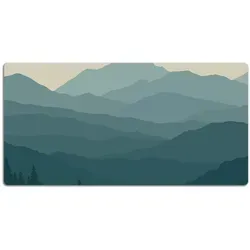 ArtPrintCave Schreibtischunterlage Grün 120x60 cm - Hochwertige Schreibtischunterlage aus robustem Vinyl, ideal für Büro und Home-Office. Schützt vor Kratzern und Feuchtigkeit, leicht zu reinigen und mit dekorativem Design.