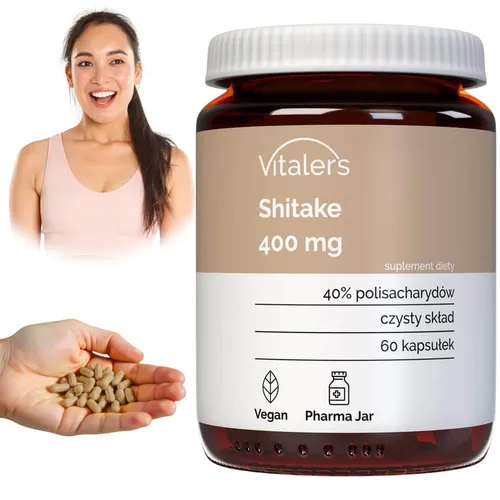 Vitaler's Shiitake (Japanischer Pilz) 400mg Immunität Gesundes Herz Leber 60 Kap