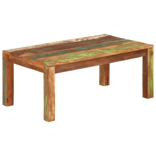 Maison Exclusive Couchtisch aus massivem Altholz 110x55x40 cm