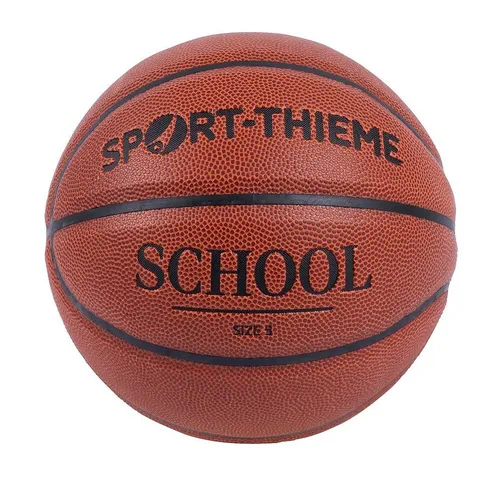 Sport-Thieme Basketball School – Idealer Trainingsball für Schule und Verein - Hochwertiger Basketball in Größe 5, perfekt für Schule und Freizeit. Robuste Verarbeitung für langanhaltenden Spaß beim Training.