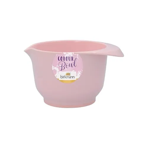Birkmann, Colour Bowls Rühr- und Servierschüssel, Rosa, 0,5 Liter, Melamin, kratzfest, standfest, nachhaltig, 708631