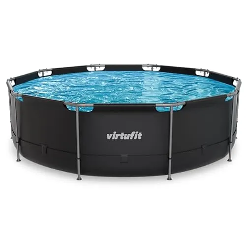 VirtuFit Rundpool Ø 366 x 100 cm Anthrazit