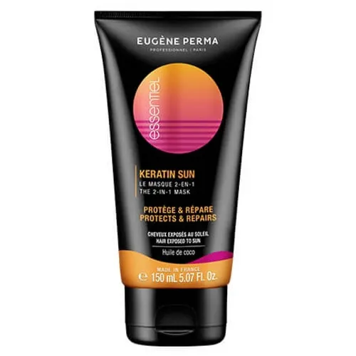Eugène Perma Essentiel Keratin Sun Le Masque 2en1 150 ml ist eine vielseitige Ha
