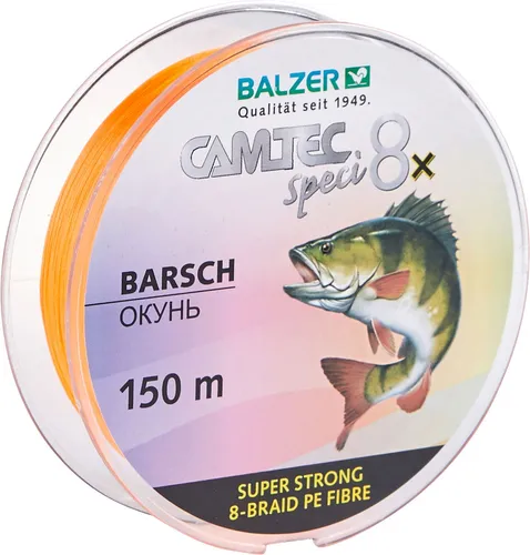 Balzer Camtec Speci 8x, Barsch 0,12mm, 150m, orange von Balzer