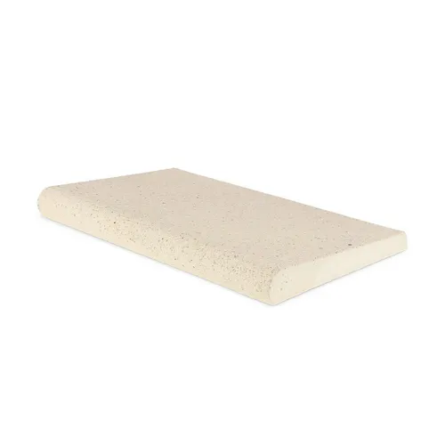 Pool Beckenrandstein Set oval 360 x 737 cm Welle Sand in beige von Paradies Pool