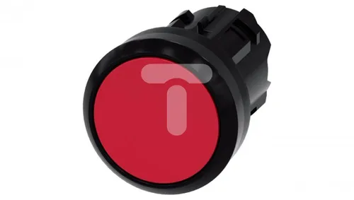 Betätigungstaste 22mm rund Kunststoff rot flach mit Selbstdrehen 3SU10