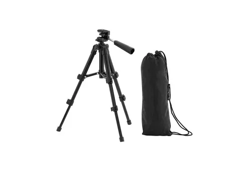 Steinberg-Systems Baustativ SBS-TRIPOD-106 - Robustes Baustativ für Nivelliergeräte und Laser mit flexibler Arbeitshöhe von 27,6 bis 47,4 cm. Ideal für präzise Messungen, ausgestattet mit rutschfesten Gummifüßen und leichtem Aluminium-Design.