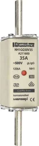 Mersen NH-Sicherungseinsatz SF NH1GG50V35 Niederspannung Hochleistung A211600