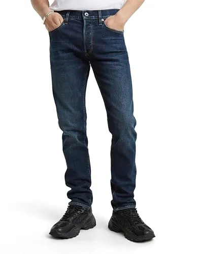 G-STAR Regular-fit-Jeans 3301 Straight Tapered blau 30 - Modische Jeans für Herren in worn in dusk blue, aus 99% Baumwolle für hohen Tragekomfort. Ideal für den lässigen Look im Alltag.