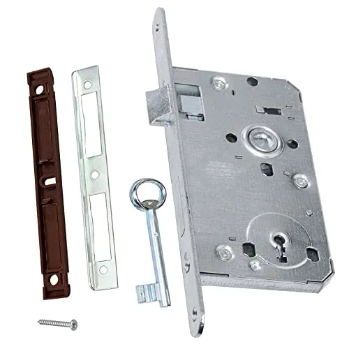 Einsteckschloss Türschloss Zimmertürschloss 72/55 Links BB mit Gegenplatte