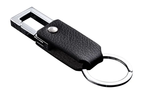 Cerbery Schlüsselanhänger Schlüsselanhänger aus Leder mit Ringen und Geschenkbox, Kunstleder