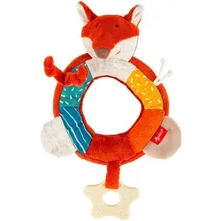 Sigikid Motorikspiel, Gelb, Rot, Hellblau, Hellgrün, Textil, 16x12x7 cm, unisex, Geräuscheffekte, schadstofffrei, farbecht, Rassel, Spielzeug, Babyspielzeug, Motorikspielzeug