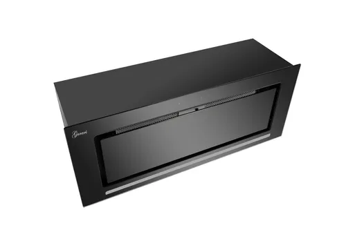 Gurari Dunstabzugshaube Deckenhaube 70cm – Schwarz Glas