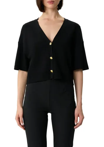 COMMA Damen Cardigan, Gr. 42, schwarz von comma,