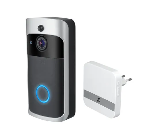 Intelligente Video-Gegensprechanlage IP44 1080p WiFi - Zubehör für Türsprechanlagen mit Full HD Auflösung und zwei-Wege-Audio. Ideal für Sicherheit und Kommunikation, auch wenn Sie nicht zu Hause sind.