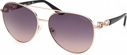 GUESS GU00158 Sonnenbrille in shiny rose gold - Stilvolle GUESS Sonnenbrille in shiny rose gold, ideal für modische Akzente. Schützt Ihre Augen und verleiht jedem Outfit das besondere Etwas.